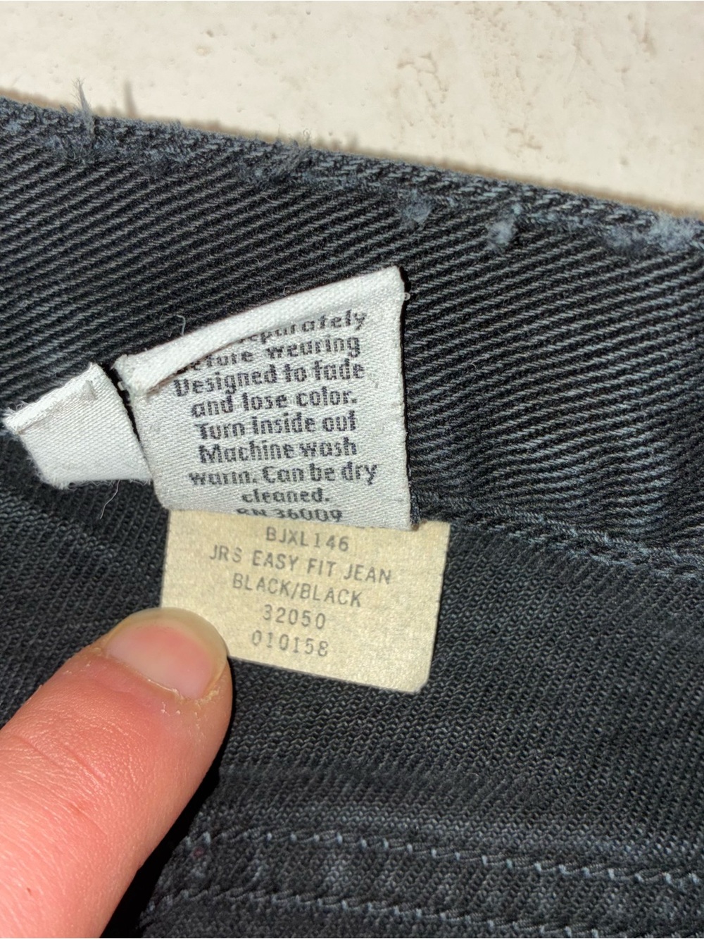 Vintage 90s Calvin Klein Women's Straight Leg Jeans — Black - Picture 3 of 8